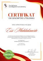 Certifikat Essi Mahlakaarto